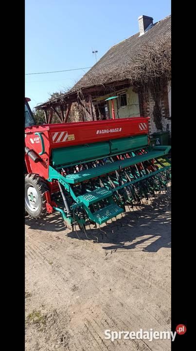 Siewnik agromasz 3m Maszyny rolnicze Wilamów