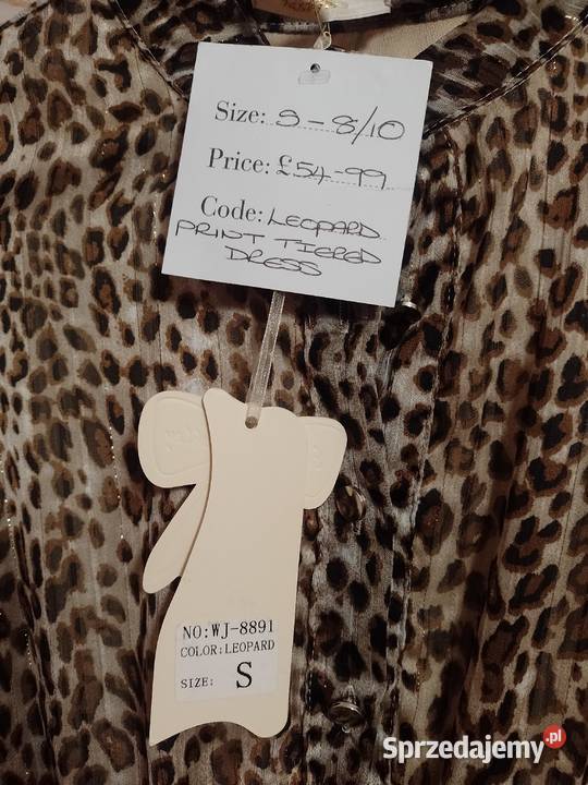 36S Moo Boutique Długa sukienka ze złotą nitką z Rozmiar 36(S) Spódnice i sukienki Kraków