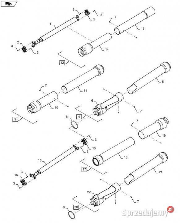 Holland T6090 T6070 Osłona 84179974 Jastrzębniki