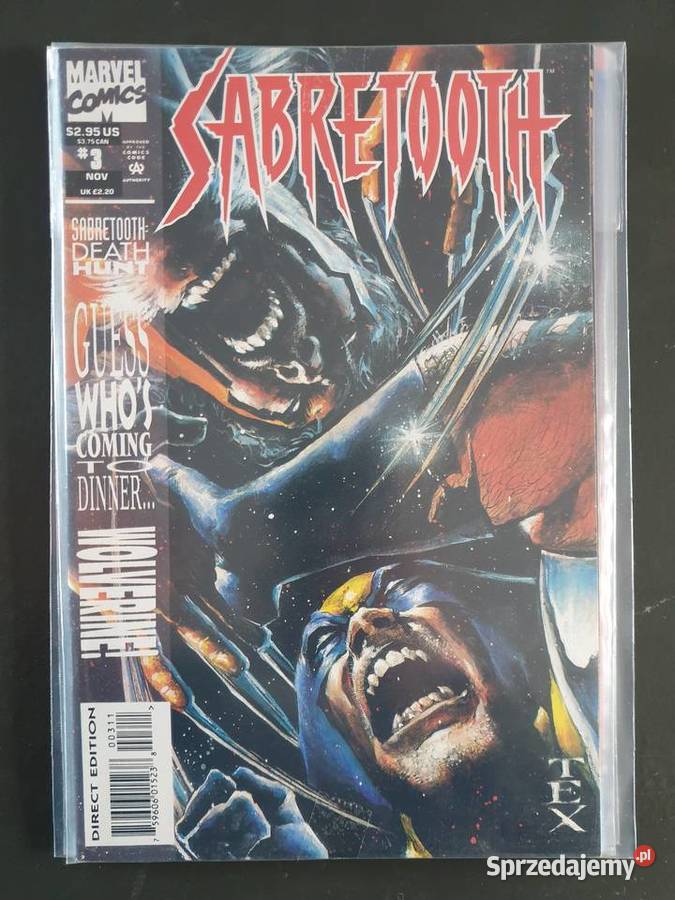 Sabretooth Death Hunt 3 komiksy Marvel USA Gdynia