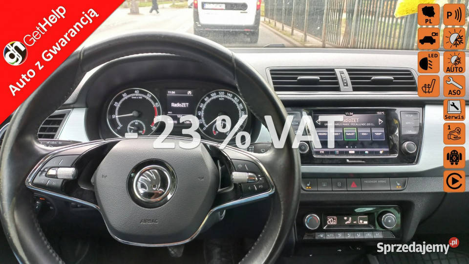 koda Fabia Kamera cofania Climatronik Kierwielof pełny VAT Fabia Gdańsk