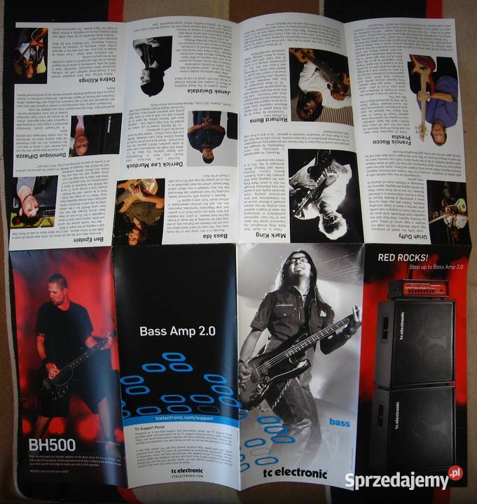 tc electronic bass amps brochure broszura Kępice