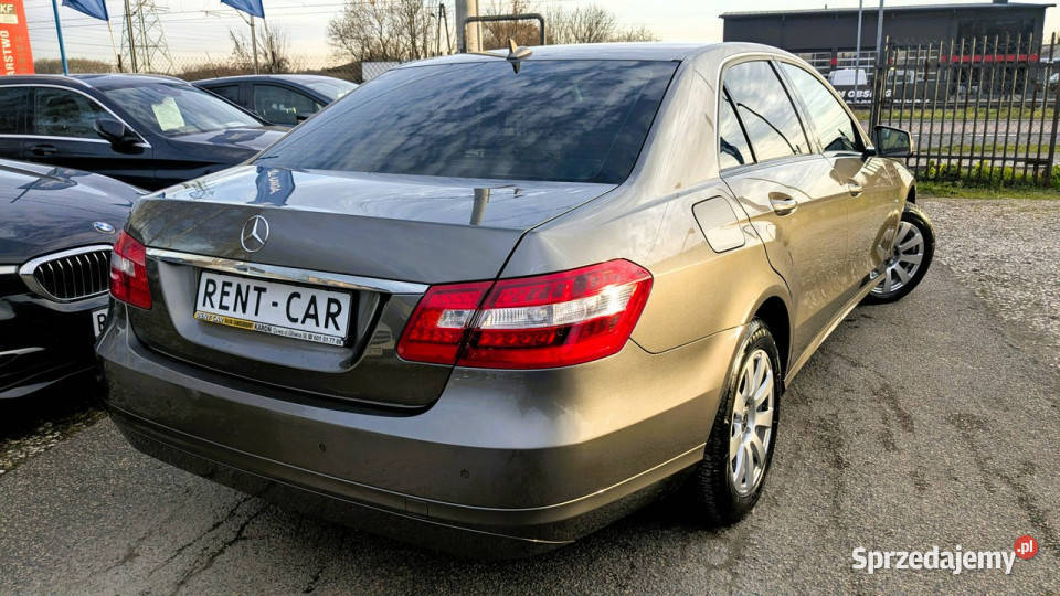 Mercedes E 200 22CDi136OPŁACONYBezwypadkowy złoty