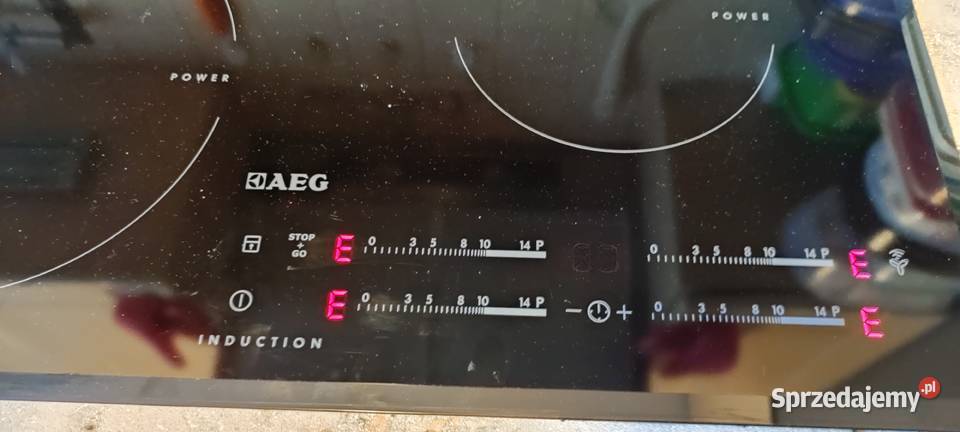 Płyta indukcyjna AEG HK6542HPFB uszkodzona AGD mazowieckie Pruszków