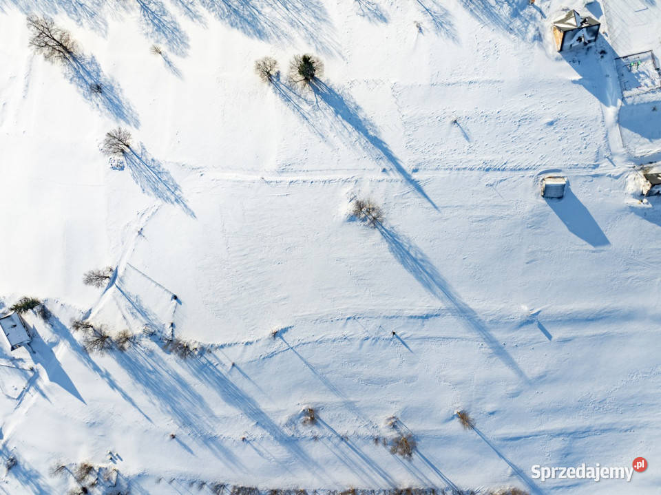 Widokowa działka w Sierockiem 847m2 599zł/m2 małopolskie Sierockie