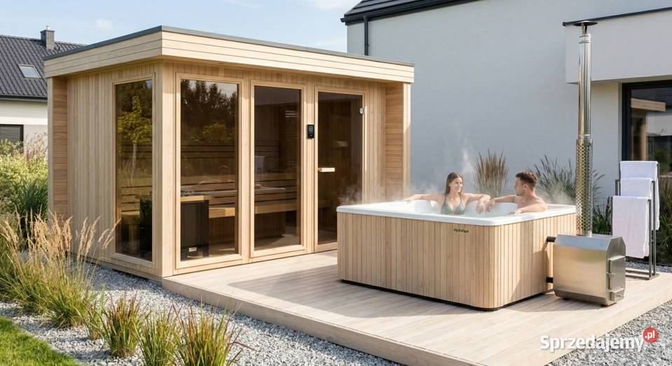 Kompleks SPA sauna balia ogrodowa na drewno Starogard Gdański