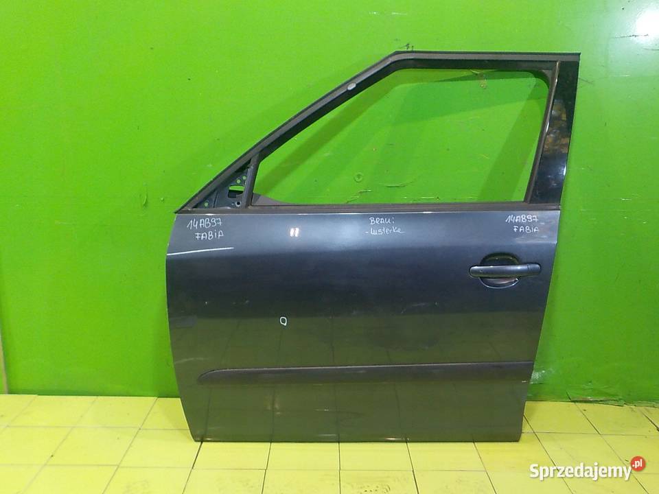 SKODA FABIA II 19 TDI 09r drzwi lewe przod mazowieckie Suków sprzedam