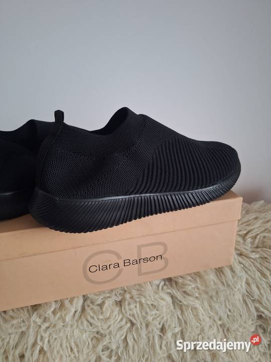 Buty sportowe super wygodne czarneoddychające 25.5cm