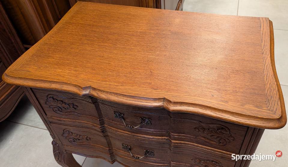Dębowa komoda ludwikowskasklep Dąbrowa Górnicza śląskie