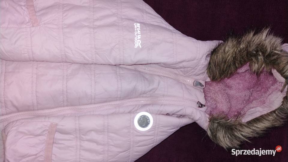 Regatta Kombinezon Różowy z uszkami na kapturku Grudziądz sprzedam