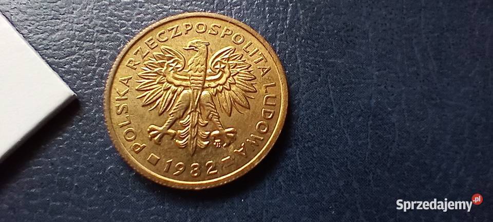 Stare monety 2 złote 1982 PRL Polska cudo Lesko