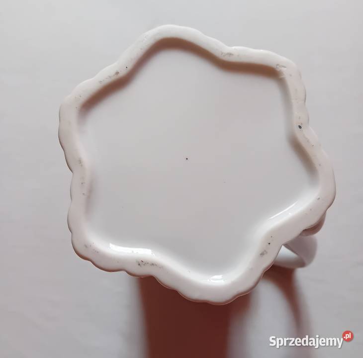 Secesyjny mlecznik porcelana śląska przełom XIX Koźminek