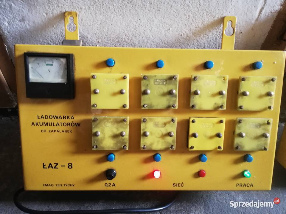 Ładowarka akumulatorów do zapalarek ŁAZ8 śląskie Dąbrowa Górnicza