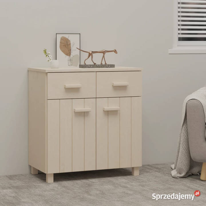 Komoda HAMAR miodowy brąz 79x40x80 drewno