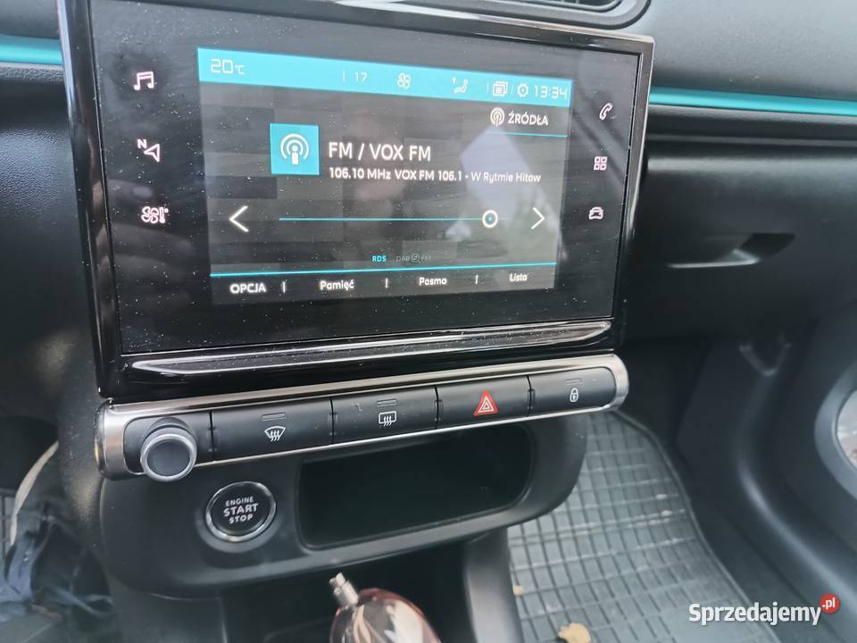 Citroen C3 shine klima bogate wyposażenie fajne radio Wołoskowola sprzedam