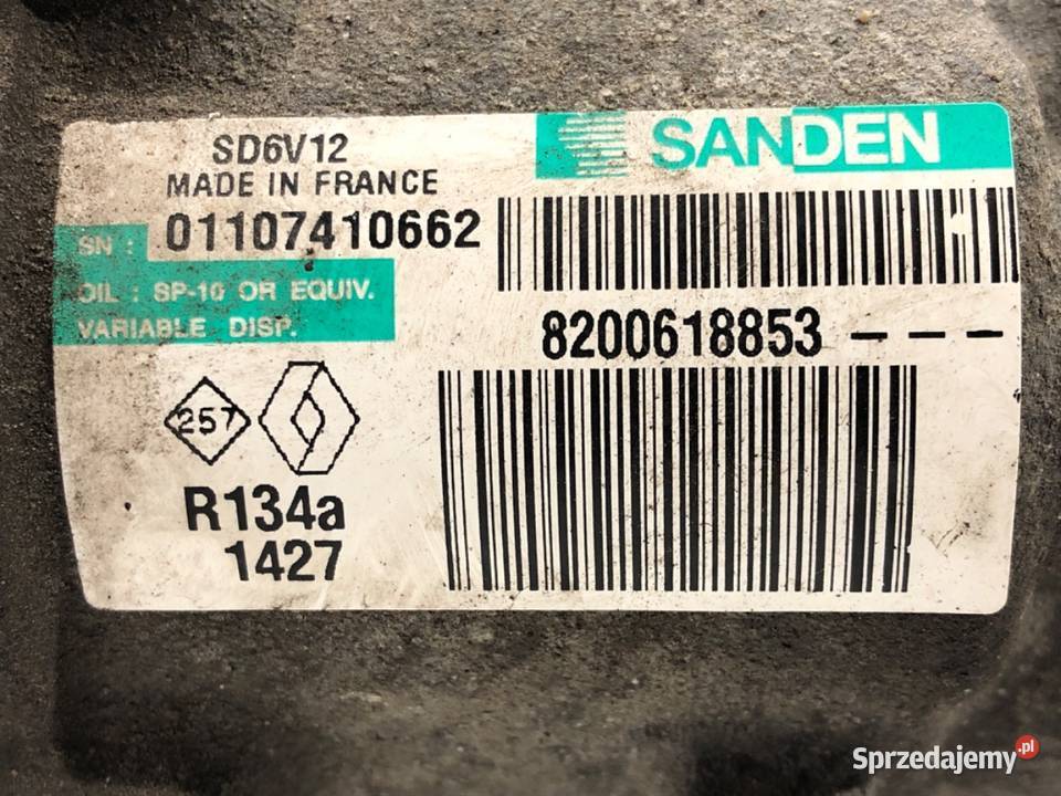 SPRĘŻARKA KLIMATYZACJI RENAULT CLIO II