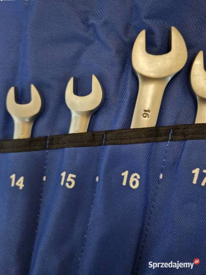 Falon Tech Klucze płaskooczkowe z grzechotką Głogowa