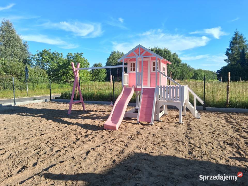 Domek drewniany plac zabaw dzieci podkarpackie
