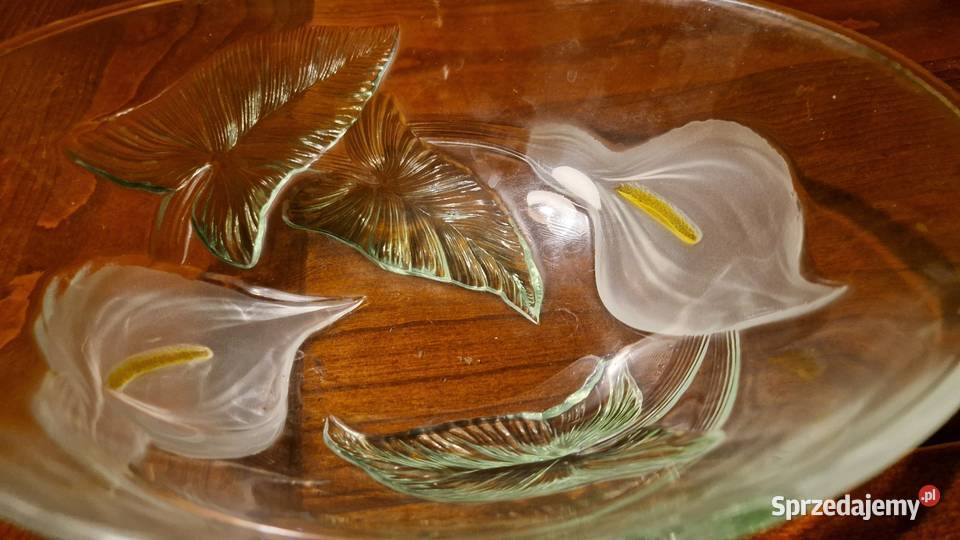 Oryginalna SALATERKAMISA szkłowypukły motyw Salaterki i półmiski
