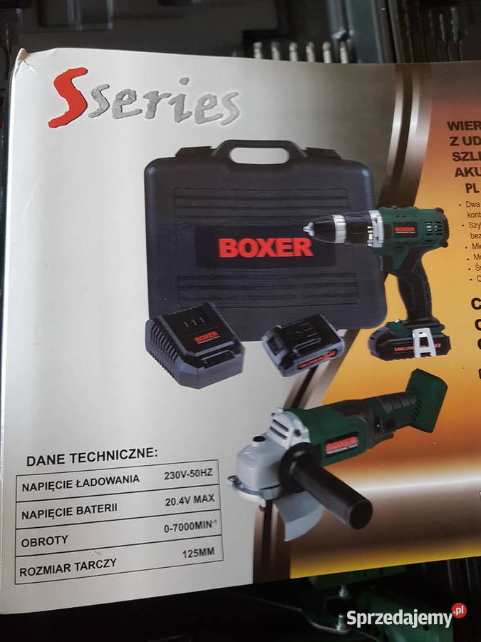 SZlifierka Wkrętarka BOXER SR016 Z ładowarką wielkopolskie Głogowa