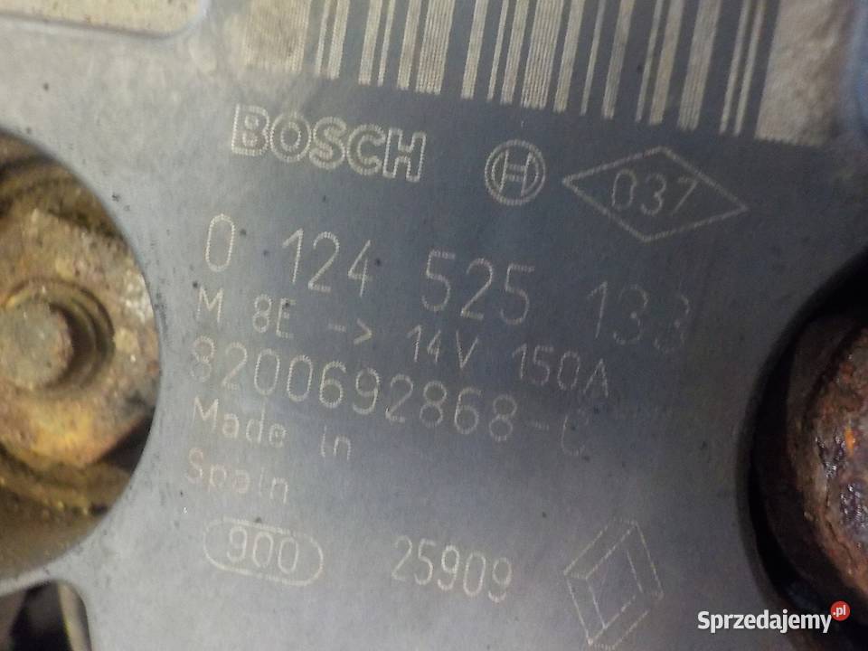 MOVANO MASTER 25 DCI 10r 101 G9U650 alternator Suków