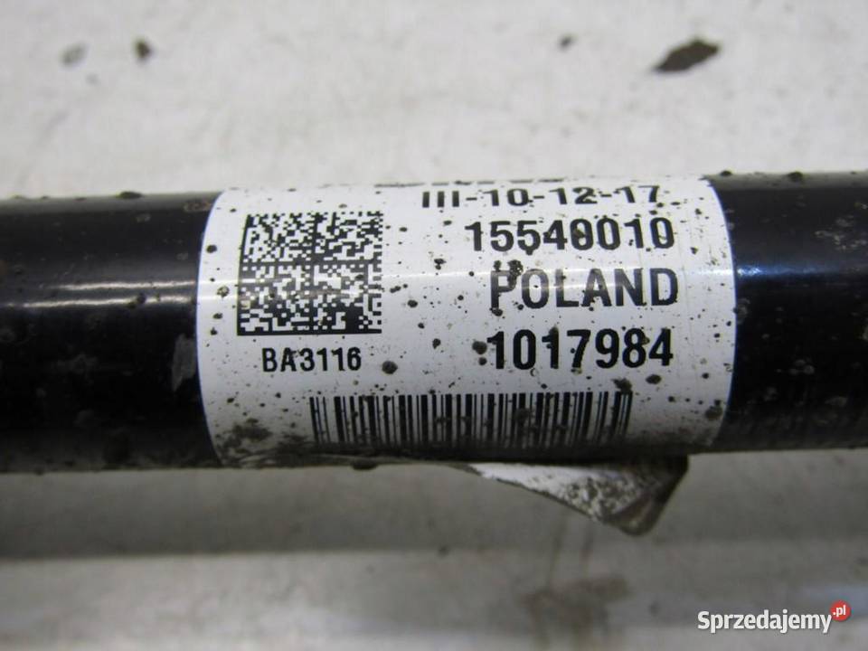 PÓŁOŚ LEWA KRÓTKA 15 B MINI F55 F56 8643361