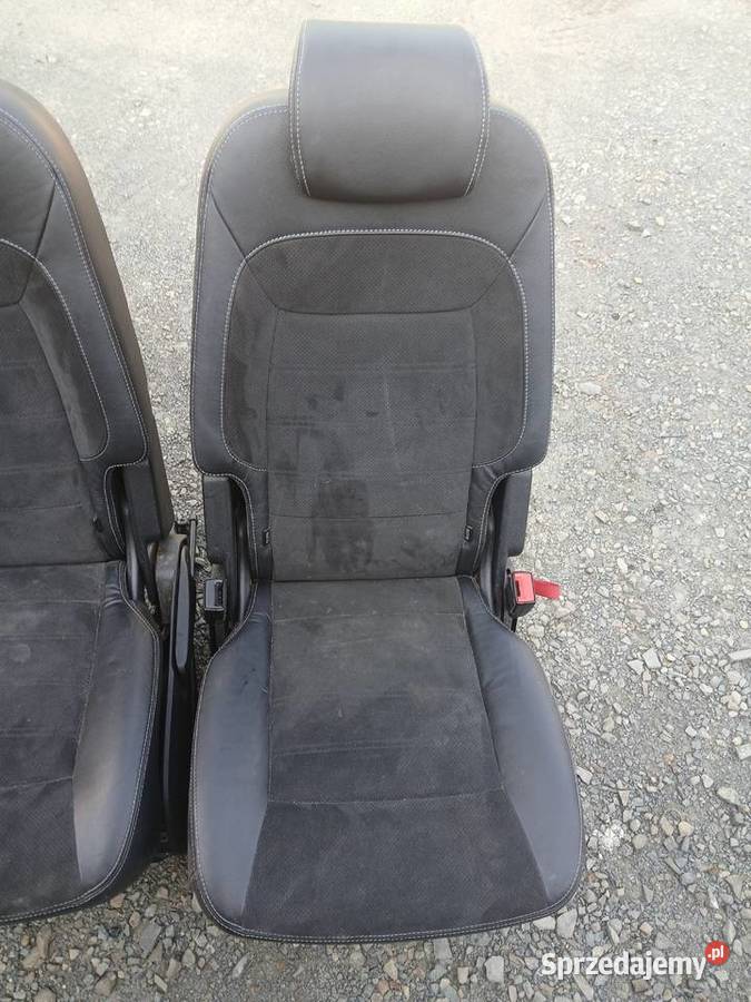 Fotele Siedzenia komplet skóra alcantara Ford S Radłów