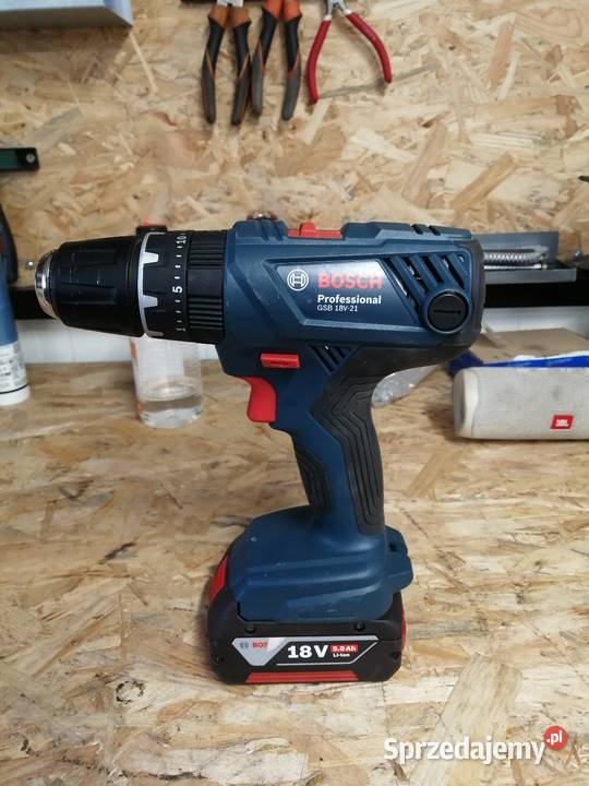 Wkrętarka udarowa Bosch GSB 18v21 Wiertarki i wkrętarki Budy Łańcuckie
