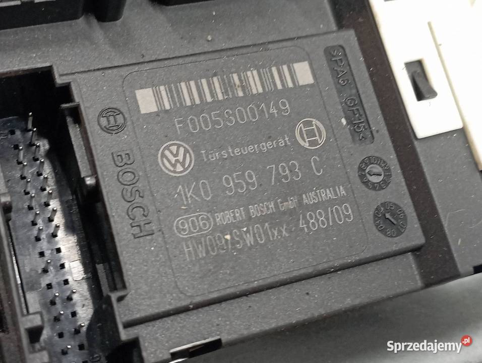 MECHANIZM SZYBY LEWY PRZÓD 1K0959793C VW świętokrzyskie