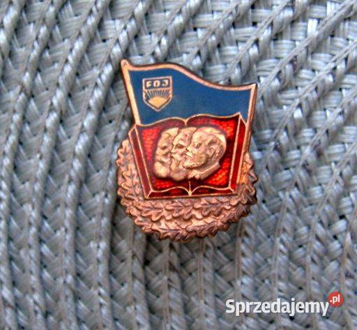 Przypinka DDR FDJ Kalisz