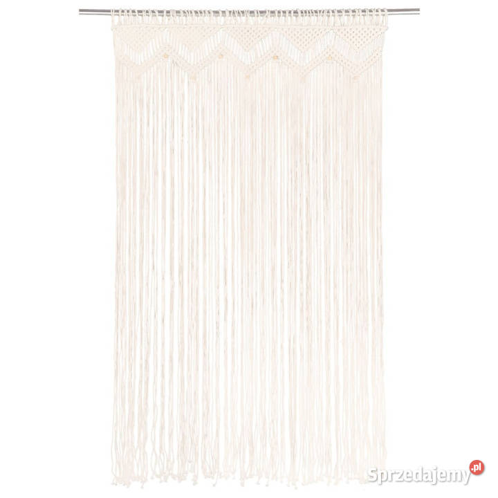 Zasłona z makramy 140 x 240 bawełna WM133908 Warszawa