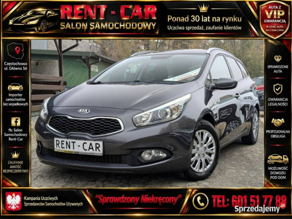 Kia Ceed 14i100OPŁACONYBezwypadkowy śląskie
