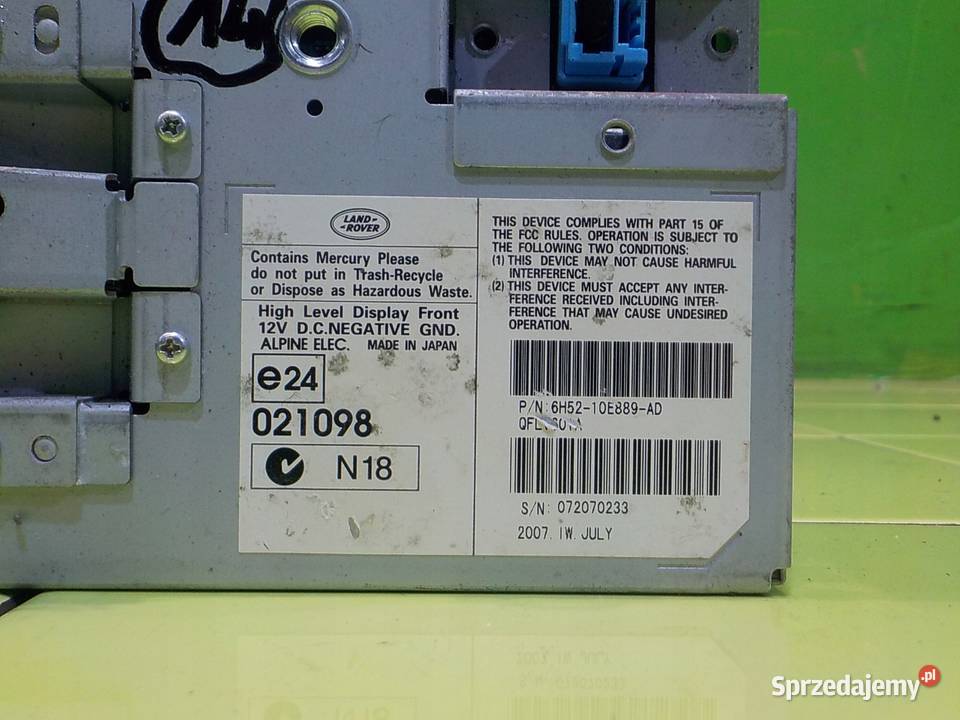 FREELANDER II 22 TD4 07r 5D wyswietlacz osobowe Pozostałe mazowieckie