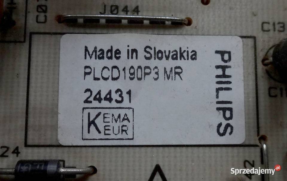 Zasilacz PHILIPS PLCD190P3MR 24431 do TV 26 Szczecin