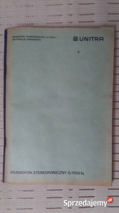 Instrukcje serwisowe Unitra