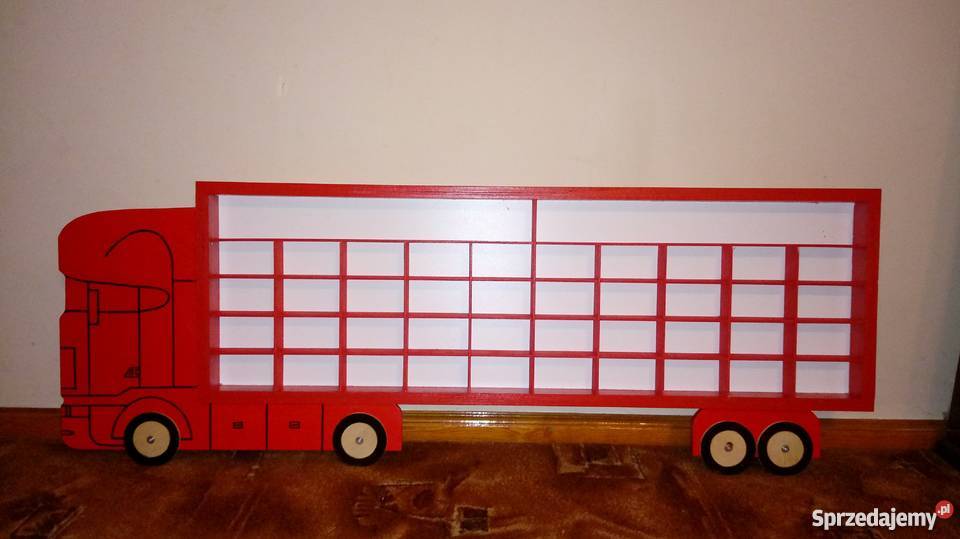 Półka Scania na resoraki Hot Wheels na 60 Łąki Bratiańskie