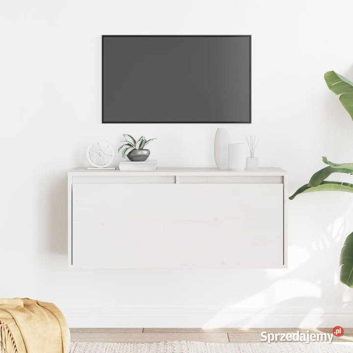 Szafka ścienna biała 80x30x35 lite drewno Warszawa