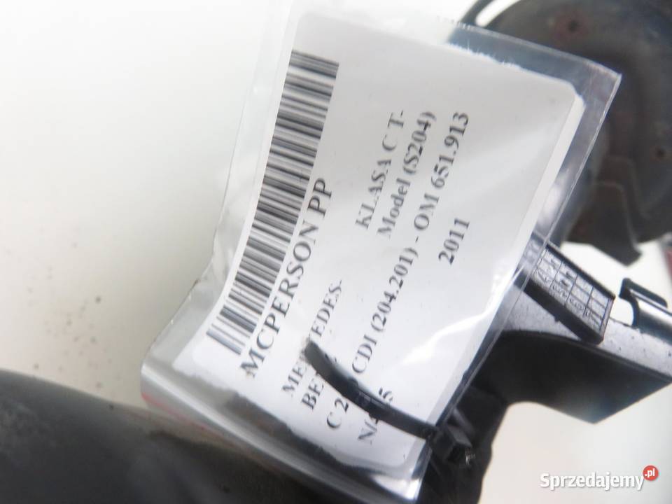 MCPERSON PRAWY PRZEDNI MERCEDES S204 C 200 CDI Części samochodowe