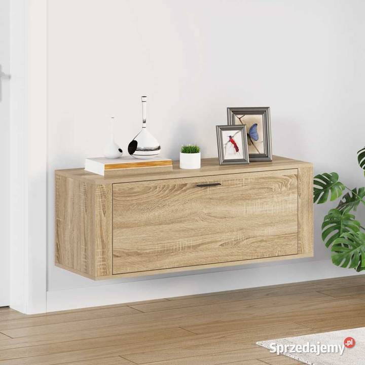 Szafka na buty ścienna dąb sonoma 100x35x38 Warszawa