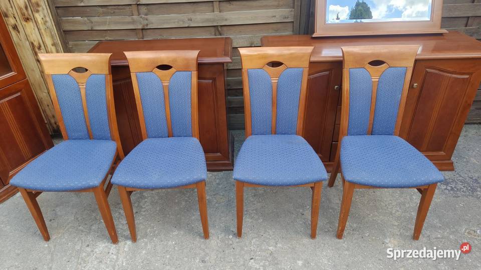 Komplet KLOSE stół okrągły rozkładany 4 krzesła Warszawa sprzedam