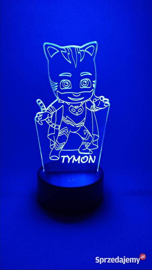 Lampka nocna dekoracyjna 3D Led Prezent Pilka Łódź sprzedam