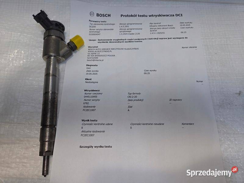 WTRYSK WTRYSKI WTRYSKIWACZE FORD 15 BLUE HDI Wtryskiwacze kujawsko-pomorskie