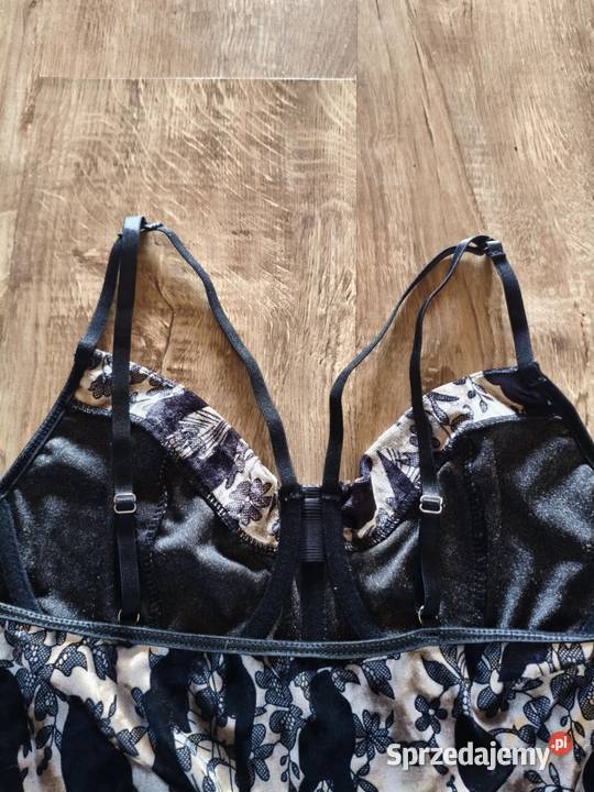 Top gorsetowy Shein L brązowy/beżowy Topy i koszulki podlaskie Hajnówka