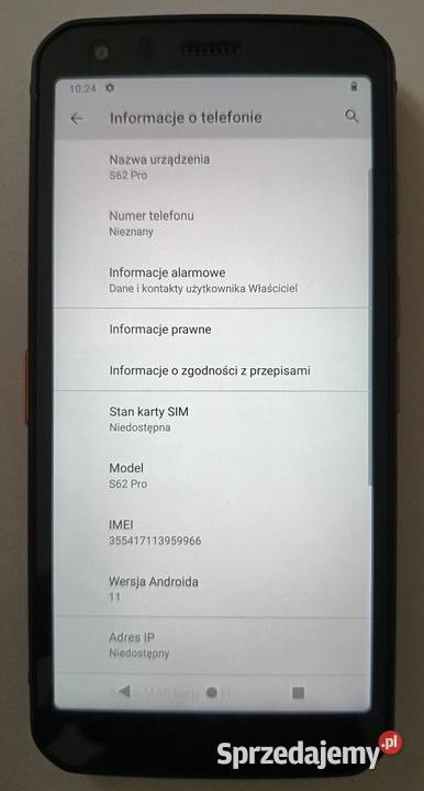 Cat s62 Pro termowizja nowy komplet Dąbrowa Tarnowska