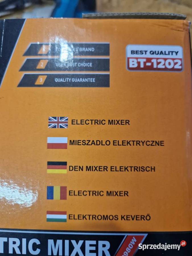 ELEKTRYCZNE MIESZADŁO BULLTECH DO ZAPRAW KLEJU wielkopolskie