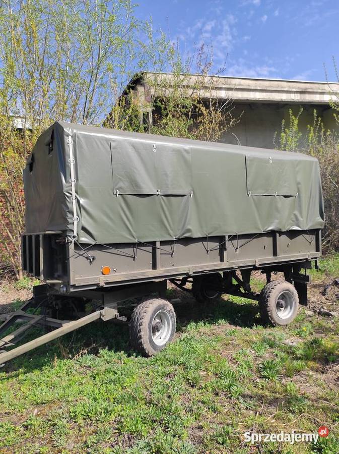 Przyczepa d46 45 tony stan perfekcyjny z wojska Ostrowiec Świętokrzyski