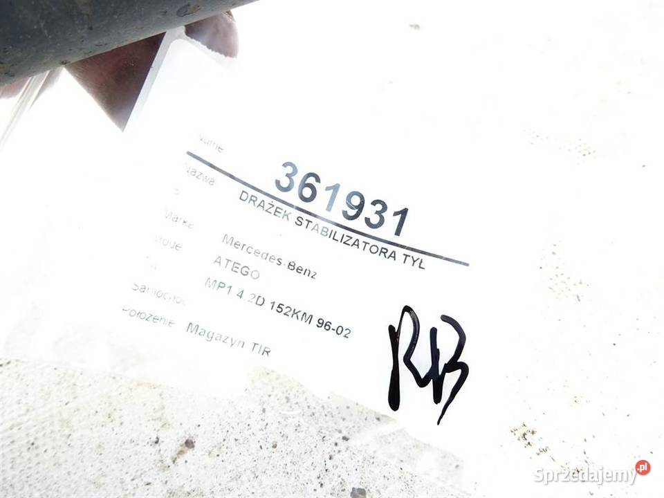 DRĄŻEK STABILIZATORA TYŁ MERCEDES ATEGO Van
