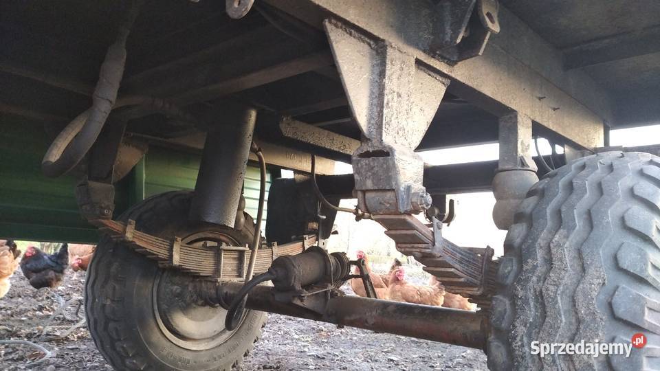 Przyczepa rolnicza Sanok D45 wywrotka burty 3 Staroźreby