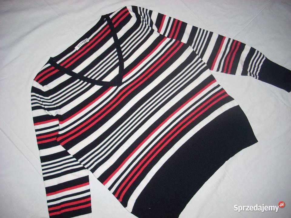 GEORGE przyjemny sweter w pasy 40 42 Nowy Sącz