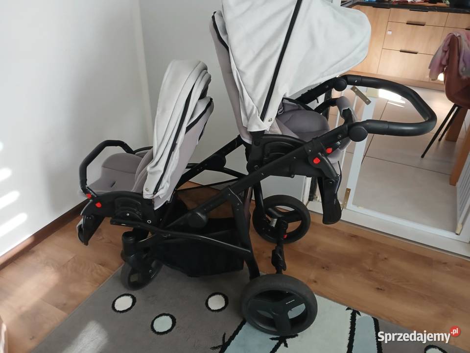 Wózek rokubliźniaczy Bexa Duo Łapanów sprzedam